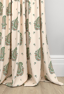 Petal & Block Boothi, Neem - Made to Measure Curtains